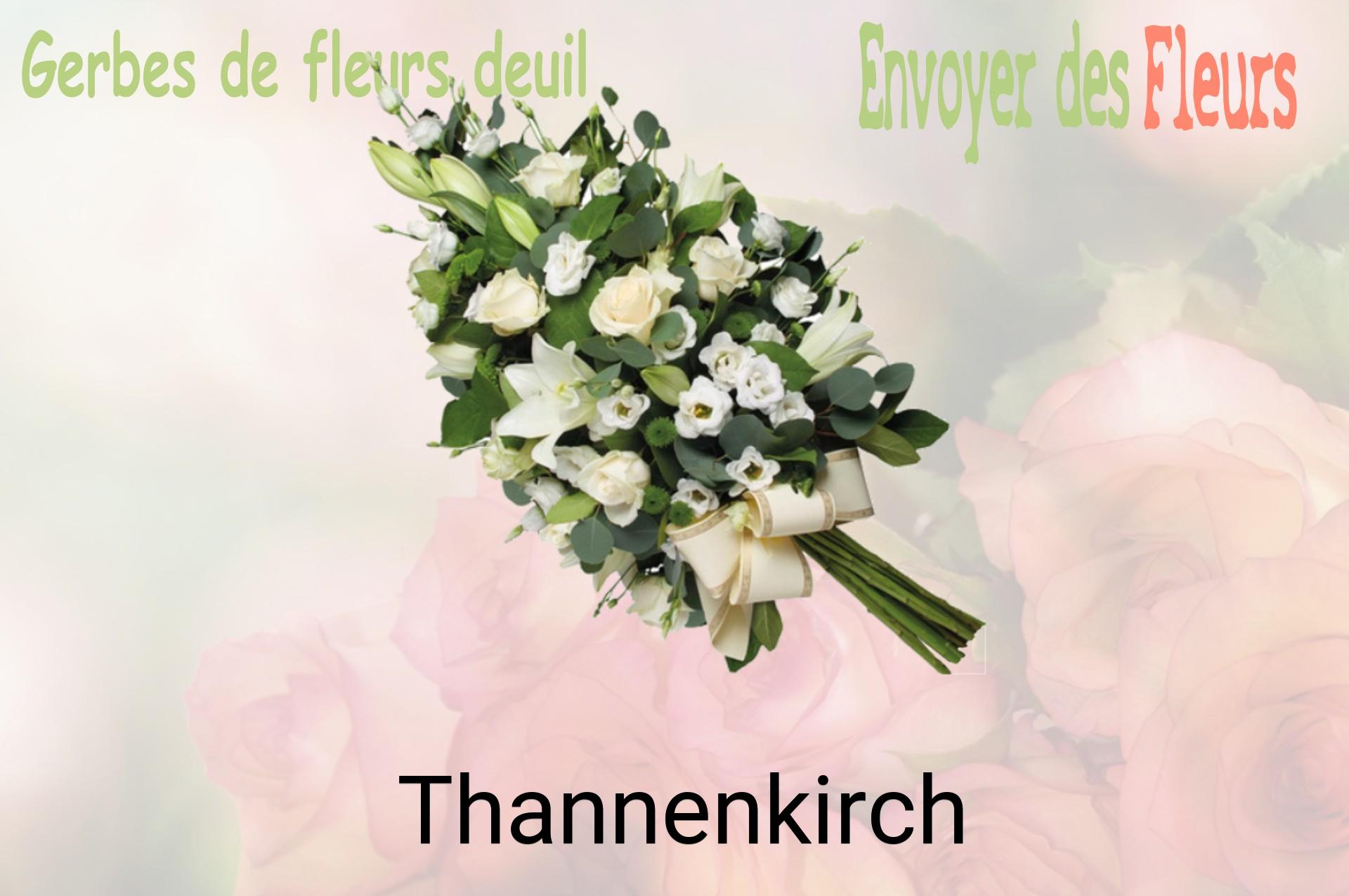 Gerbe de fleurs de deuil livrée à Thannenkirch